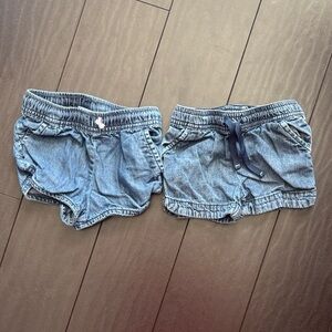 Cat & Jack Blue Denim Shorts Set